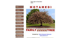 Desktop Screenshot of motamedifamily.com