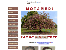 Tablet Screenshot of motamedifamily.com